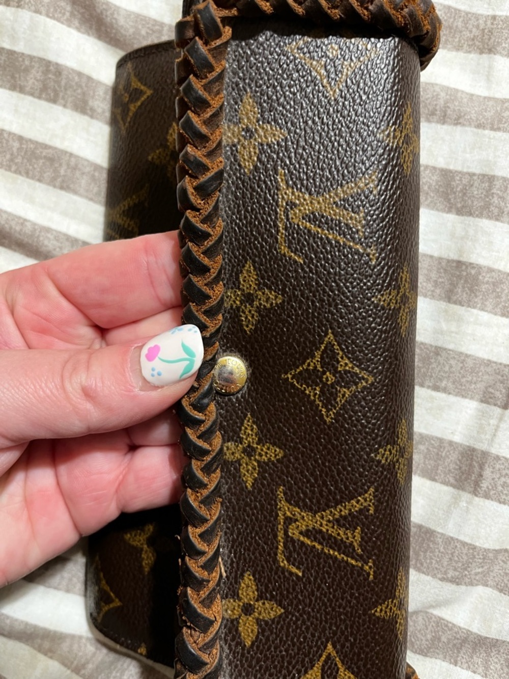 Louis Vuitton Monogram Braided Edge Wallet - 💯 guaranteed authentic! - Picture 12 of 13